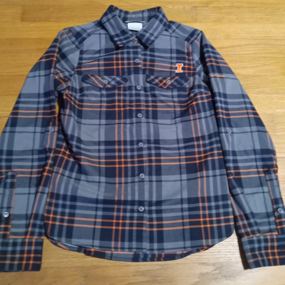 Columbia University of Illinois button down